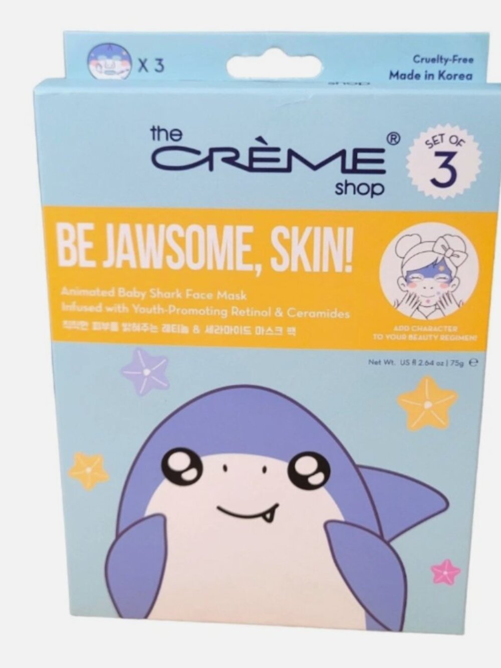 The Creme Shop Be Jawsome, Skin! sheet masks